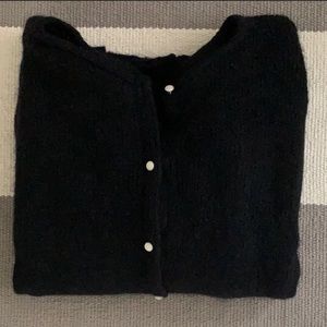 Sezane Gaspard Cardigan Black Size 37